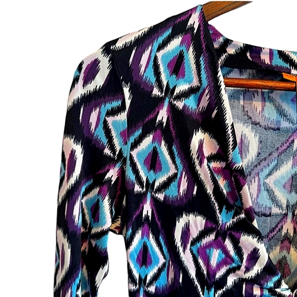 TORY BURCH 100% SILK MIDI DRESS EXCELLENT USED CONDITION SIZE MEDIUM - Picture 8 of 14